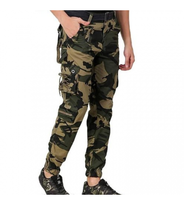 Six pocket Army Style trackpant Green
